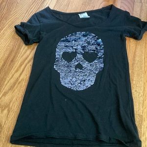 Black skull T-shirt from Victoria’s Secret